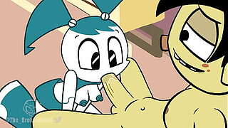Teenage Robot Anime Movie Jenny x Sheldon