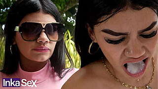 Young colombiana no le gusta el sex cream y se lo termina tragando con asco
