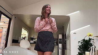 Welcomed coworker forgot to wear her pants and sat on my schlong - Stella Sedona