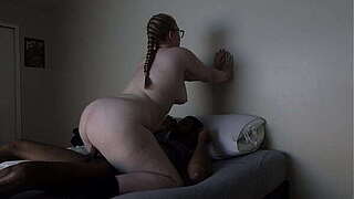 PAWG with spectacles wakes me up for my Darksome Dong pt.2