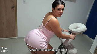 MILF stepmom acquires a massage from her stepson &ldquo_I  desire u to receive the muscle stress abroad of my ass&rdquo_