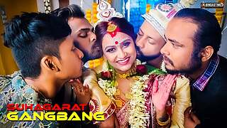 Group sex Suhagarat - Besi Indian Wife Very First Suhagarat with Four Spouse ( Utter Episode )