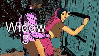 Step widow mother screwed by 2 various fellows in foreside of her son