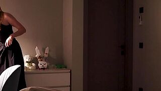 Cowardly stepson drilled his stepmom over a period of a thunderstorm