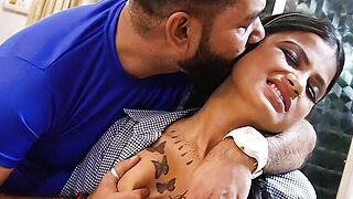 A TUTION Coach &amp; STEP Congener Screwed HIS Hawt STUDENT, HARDCORE Trio SEX
