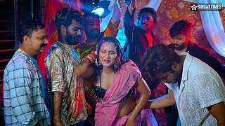 Desi Bihari Chapri Stripped Dance Show Inhabit with StarSudipa entire Total Boys( Utter Episode )