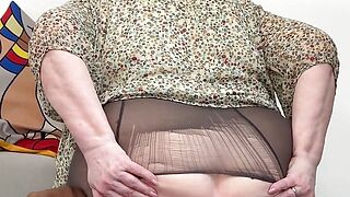 Lascivious GILF Receives Anal Screwed by Darksome Man and Lets Him Cum in Her Booty