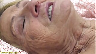 blue 90 epoch aged granny gets verge on fucked