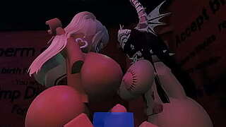 I had a sexy trio with my harlots (roblox futa)