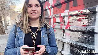 PutaLocura - Torbe tempt por la calle a latin chick cachonda Ana Low y se la folla