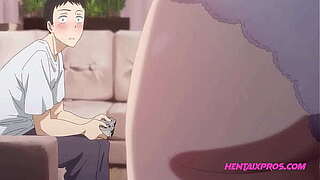 Sexually excited Petty Hussy Goes Below on her Gamer Step Congener - UNCENSORED